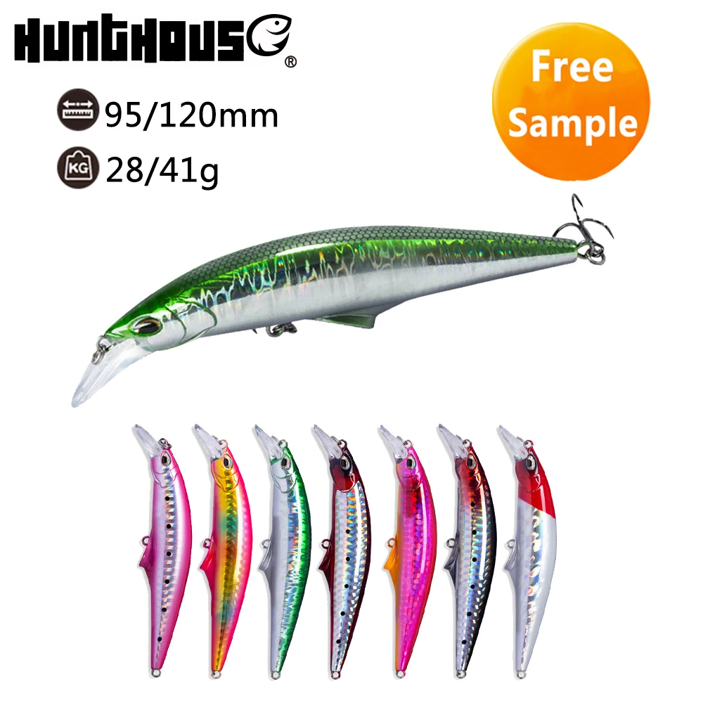 

95mm 120mm Flatfish red head crank bait fishing sinking minnow Factory oem blank clear sinking Lure, Various