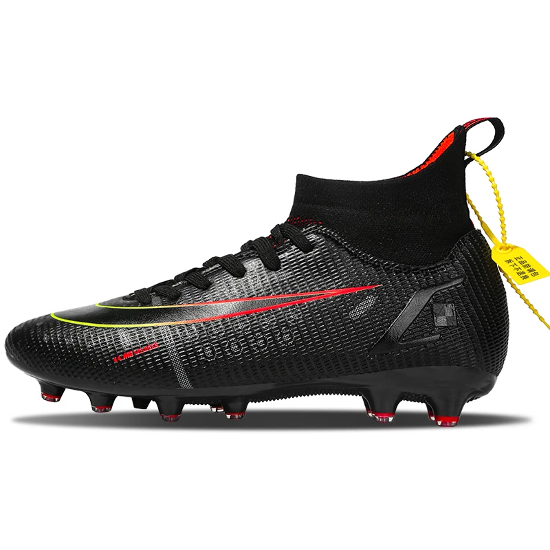 

2021 Most Popular Men FG & TF Cleat Pu Upper Football Boots Soccer Shoes