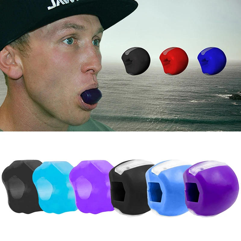 

Jawline Exerciser Fitness Neck Face Training Jaw Exerciser Fitness Tool Fitness Ball 2021 new wholesale, 6 colors
