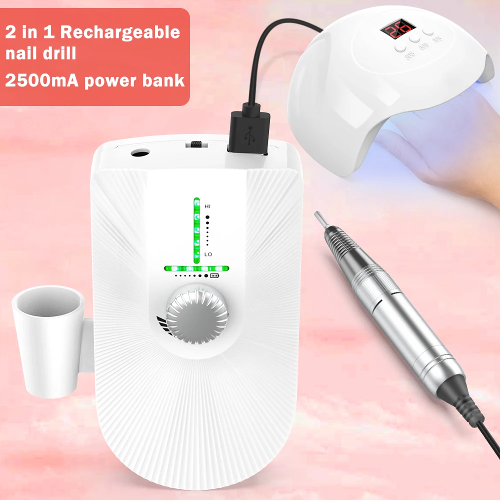 

SUNNAIL portable nail polisher 35000RPM wholesale manicure nail drill bits set professional rechargeable nail drill machine