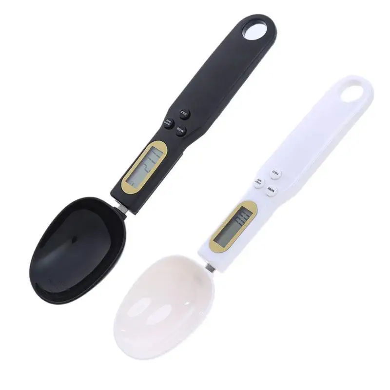 500g /0.1g Accurate Electronic Digital Spoon Scale with 3 Detachable Weighing Spoon Kitchen Scales Measuring Tool Spoon Scale 