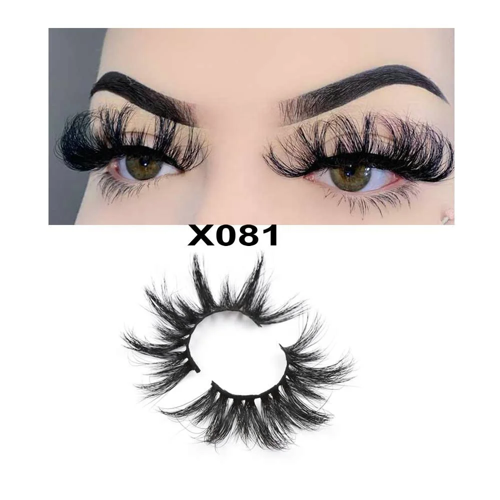 

Mink Lashes3d 5d wholesale Vendor Own Brand Extra Long Luxurious 25mm 27mm 30mm fluffy 100% Mink Eyelash