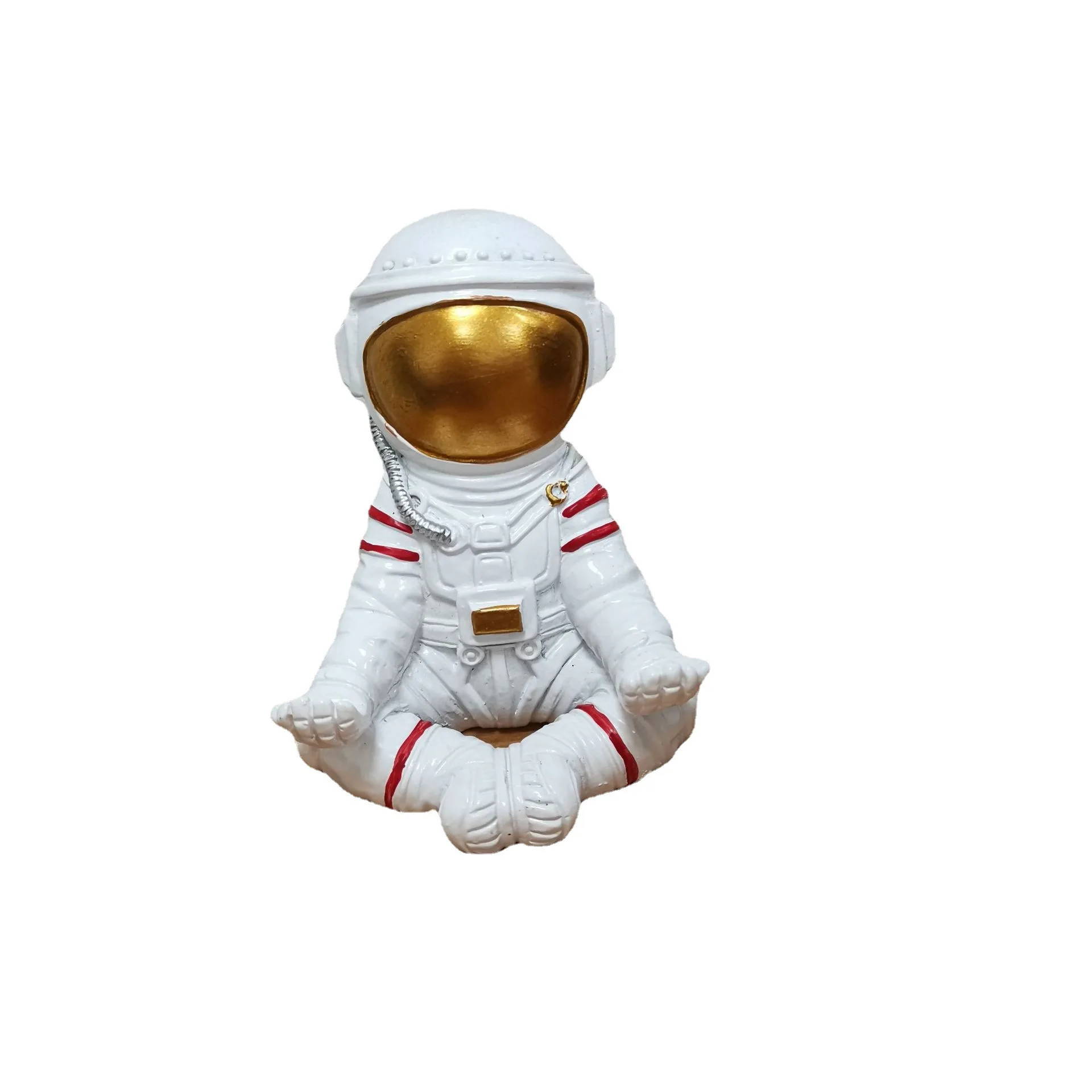 

Cartoon astronaut astronaut mobile phone holder creative ins desktop ornaments lazy mobile phone holder resin crafts jewelry