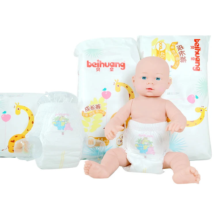 

High Absorption Good Quality Soft Breathable Hot Sale Disposable Diaper Pants Pull It Up Baby Diaper
