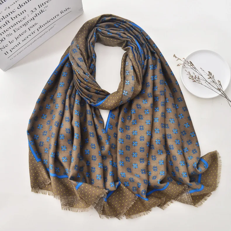 

Custom New cotton and linen feel Men And Women Scarf Fashion Viscose beach towel Scarves Shawls