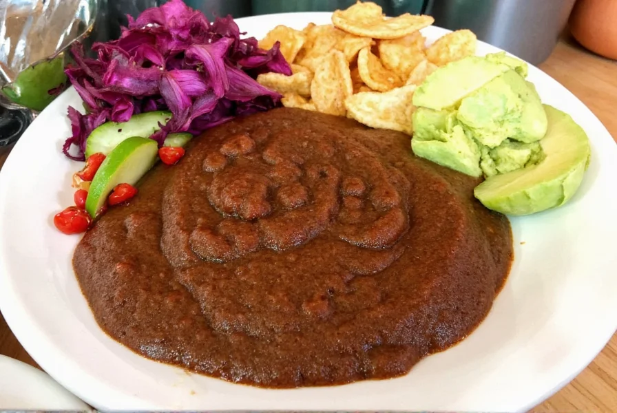 Chicken enchiladas with mole sauce