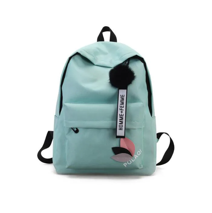 

Fashion Cheap Primary Student School Bag Canvas Backpack for Girls