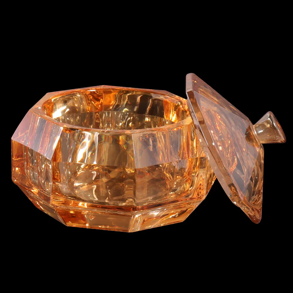 Gold Crystal Trinket Box Candle Holder Jewellery Box Mhqt0452 Buy