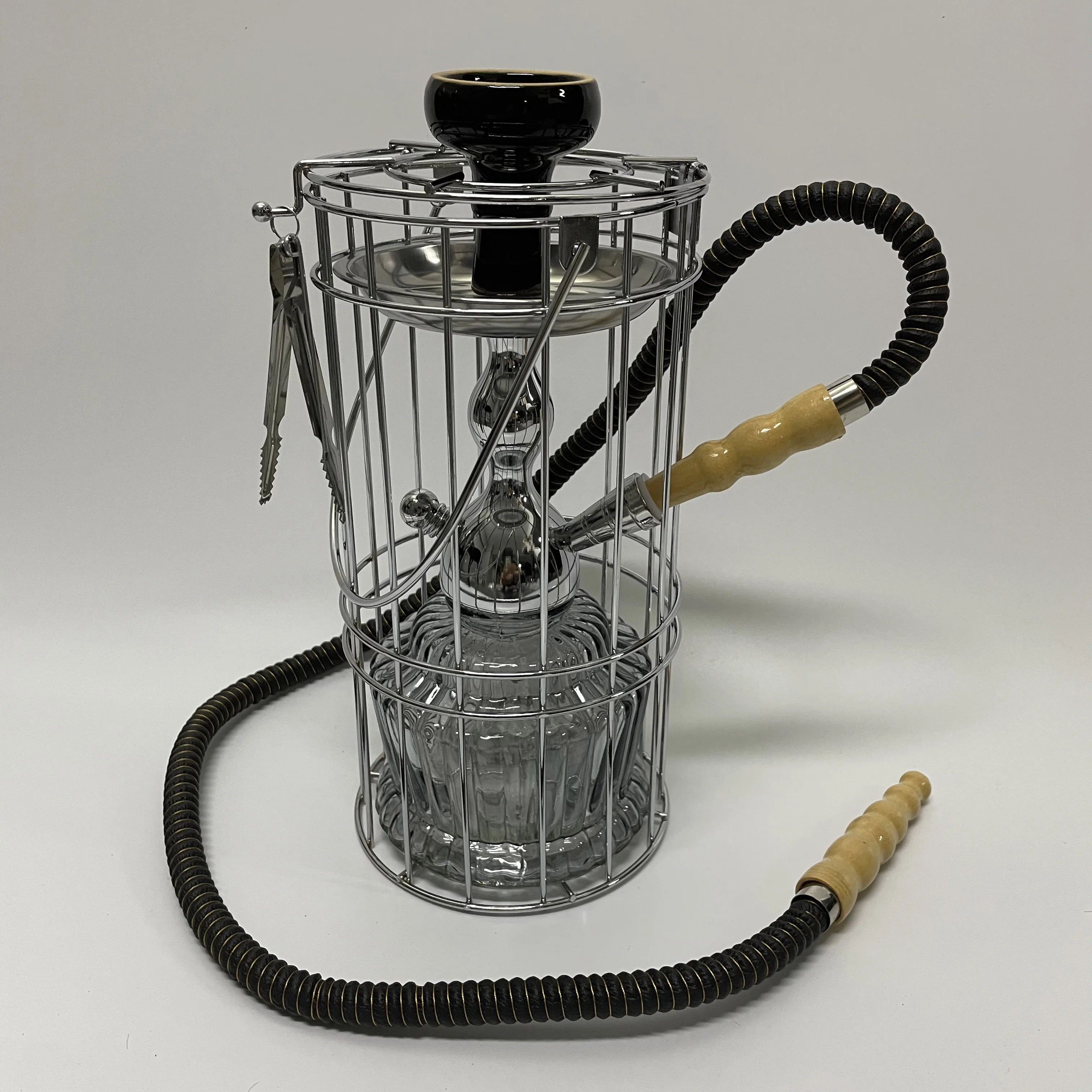 

High quality hookah cage set hooker pipes hookah set with cage, Picture