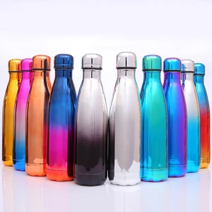 Image of Double vacuum insulated stainless water bottle 500ml sports drinking bottle