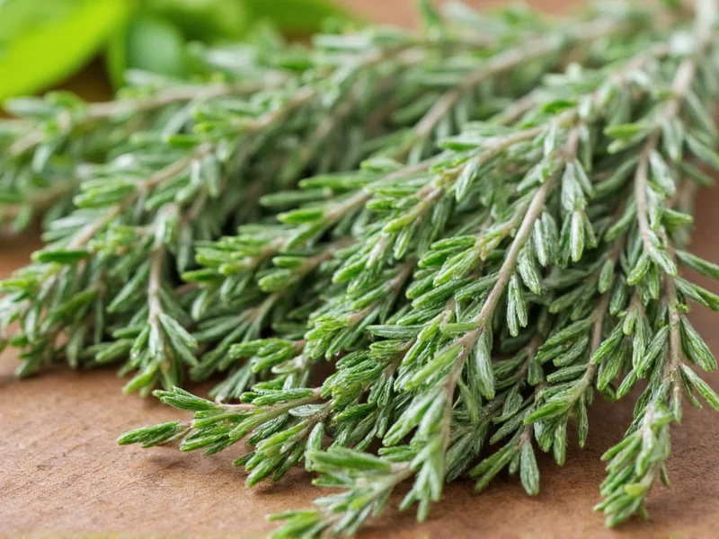 Dry to Fresh Thyme Ratio: 1:3 Conversion Guide