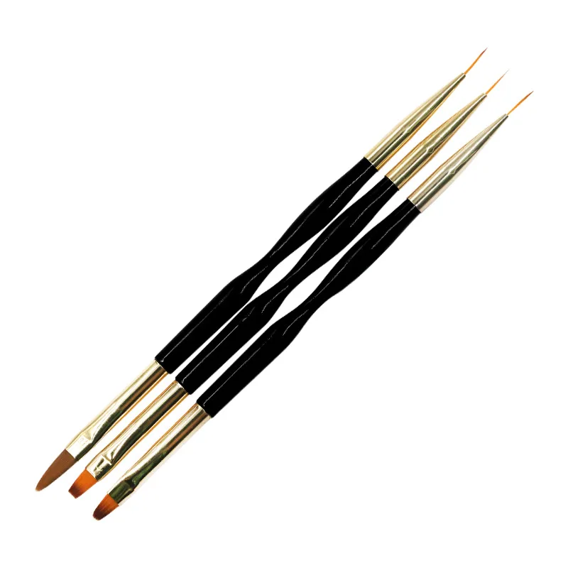 

Double Head Nail Art Brushes Set 3D Nail Art Brush Gel Brush, Accept customizaton