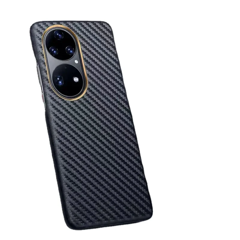 

Carbon Fiber Leather android Phone Case for Huawei P50, 4 colors