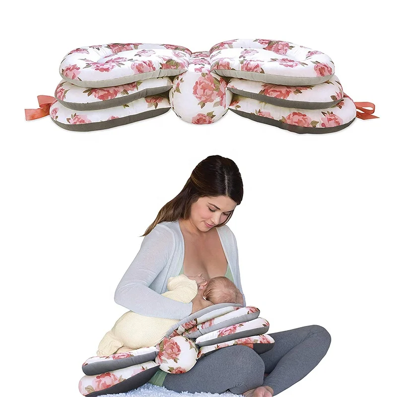 
Hot selling infant newborn multifunction Adjustable nursing pillow layered baby breastfeeding pillow 