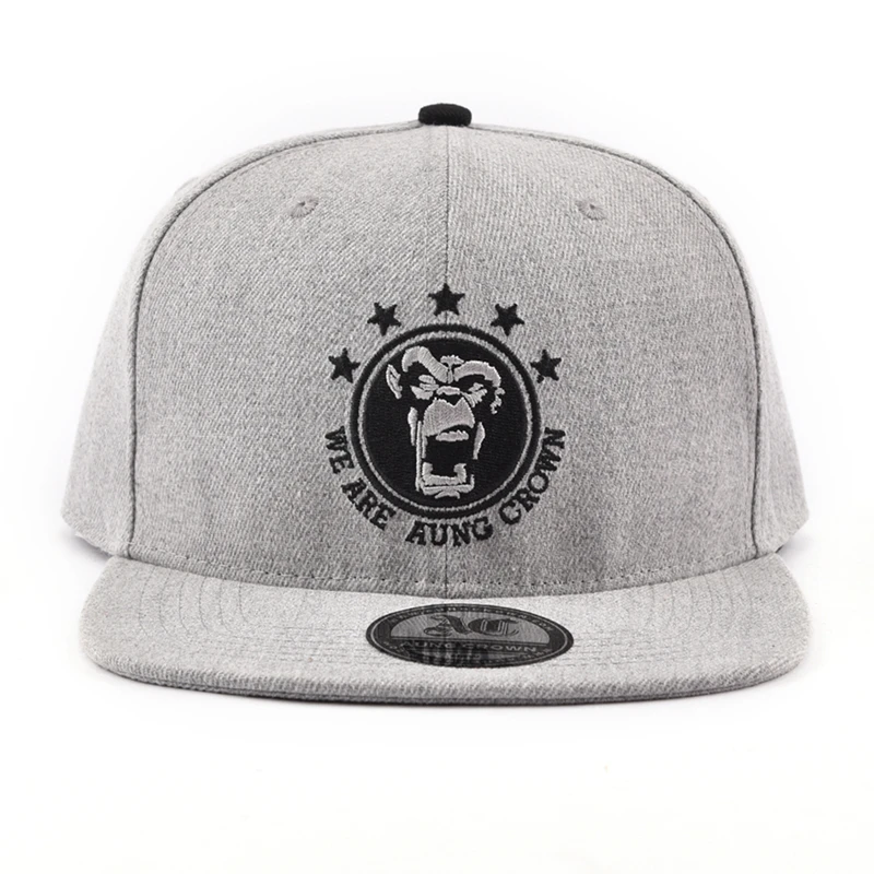 

hip hop custom embroidery logo gorras flat brim visor sports snapback caps snapback hats