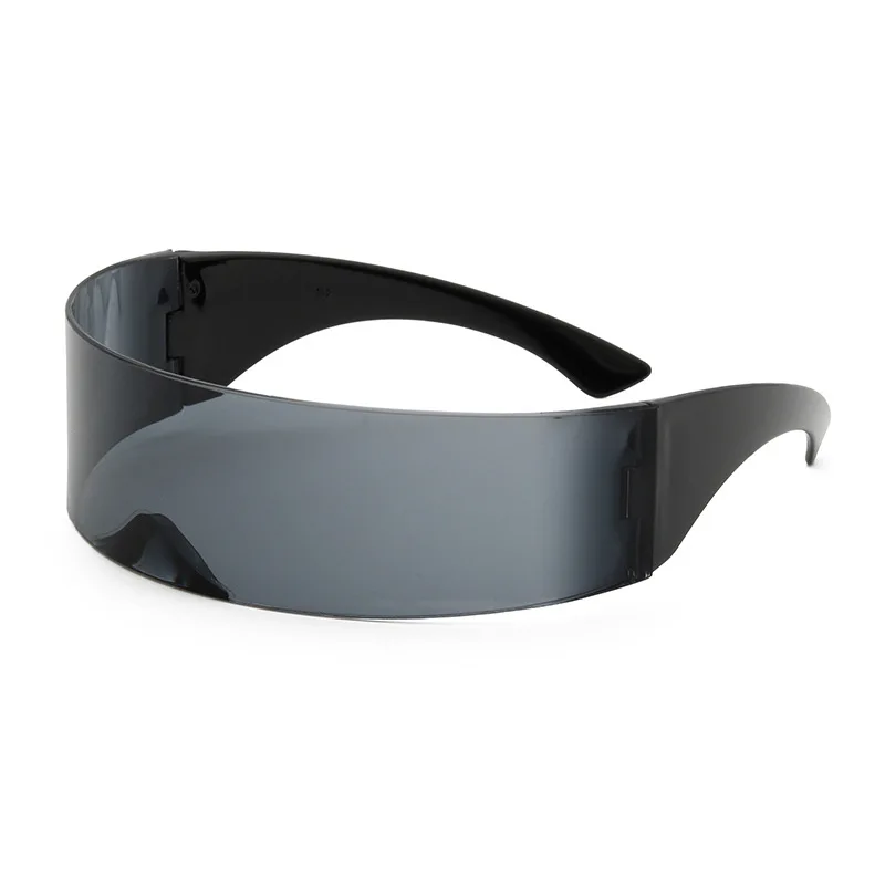 

Fashion Unisex Black y2k Sunglasses Futuristic Windproof Visor Sun Glasses For Men Women Shades Eyewear UV400 Hot Sunglasses