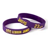 Customized hight quality pulsera silicone logo chain bracelet