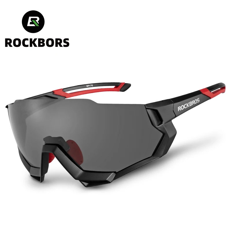 

ROCKBROS cross border hot selling bicycle cycling glasses polarized color windproof myopia running sunglasses