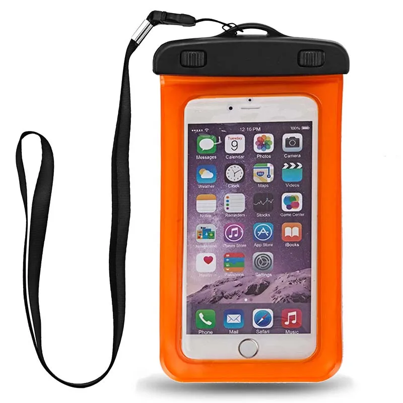 Universal Waterproof Phone Pouch Underwater Ipx8 Cellphone Dry Bag