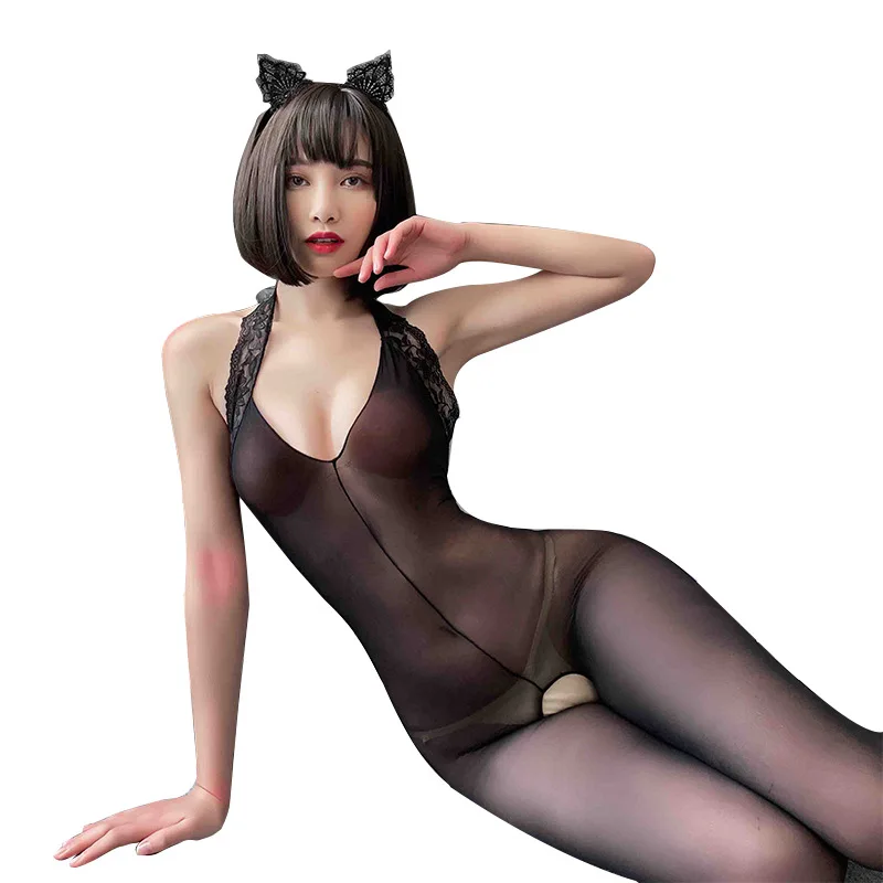 

New style sexy lingerie sexy naked back lace body stockings sexy stockings body stockings