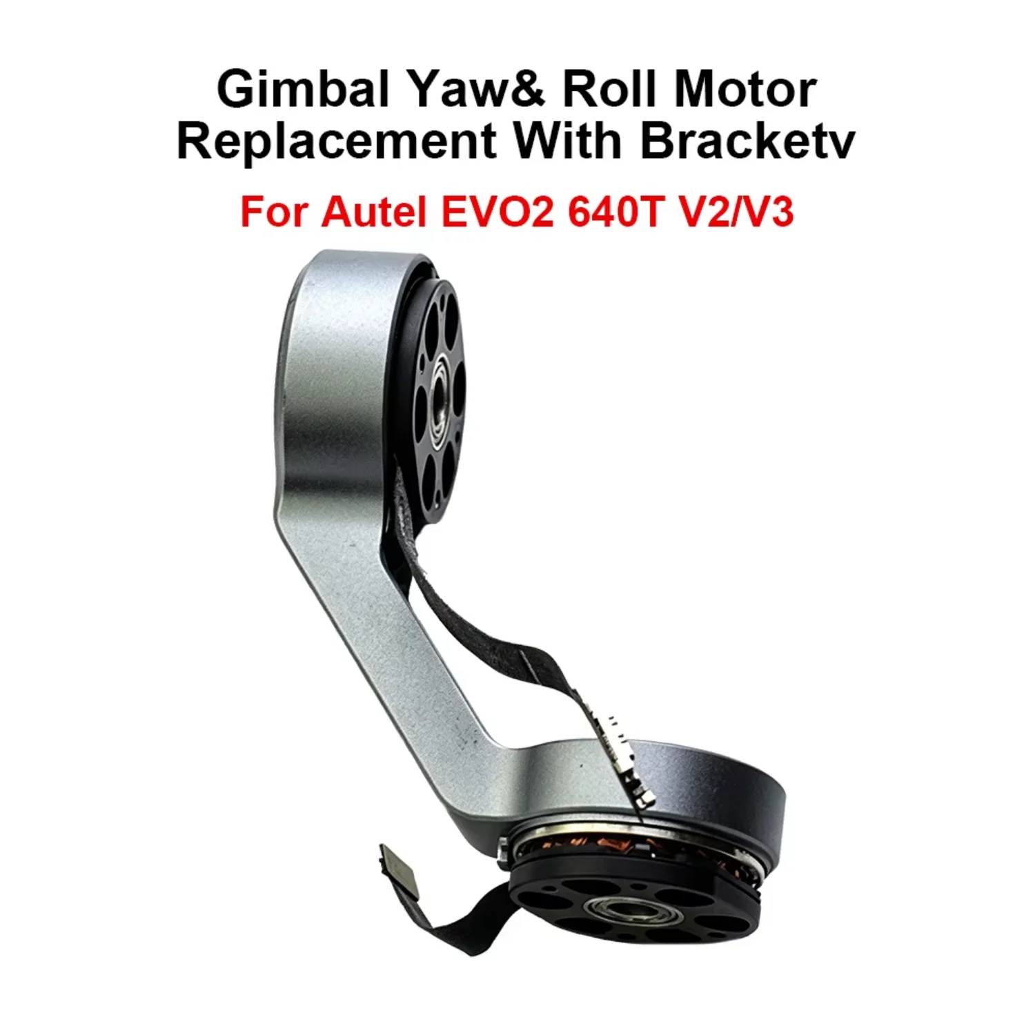 Original Gimbal Yaw & Roll Motor with Bracket for Autel EVO II 640T V2 V3 Replacement Gimbal Engine Drone Repair Parts Used