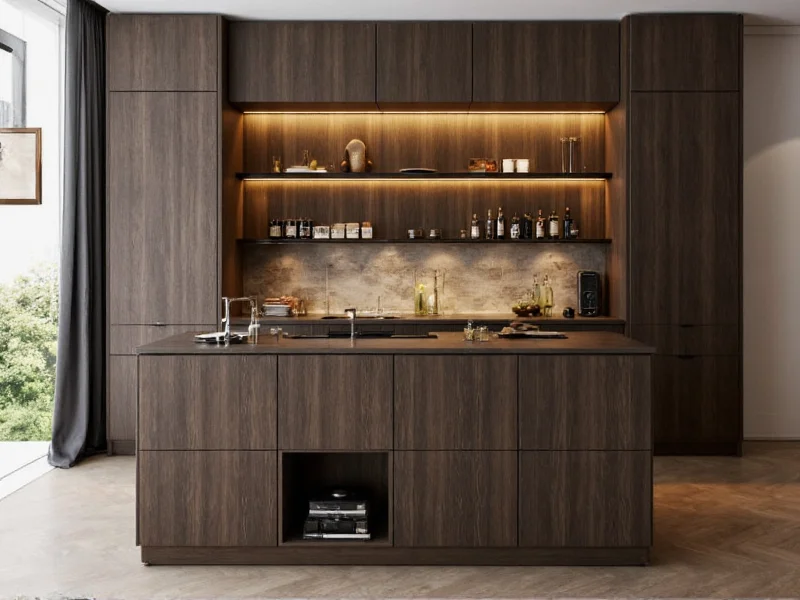 Modular cube system configured as home bar with lighting and accessories