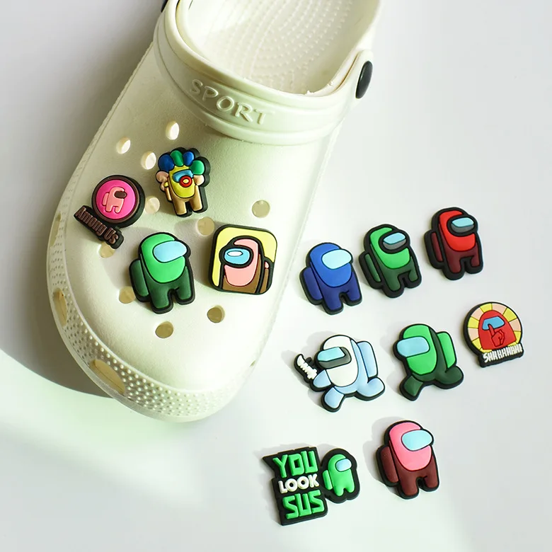 

Free Shipping Pvc Baby Kids Accessories Shoes Charms Ornament With Colorful Cartoon Glasses Character, Picture