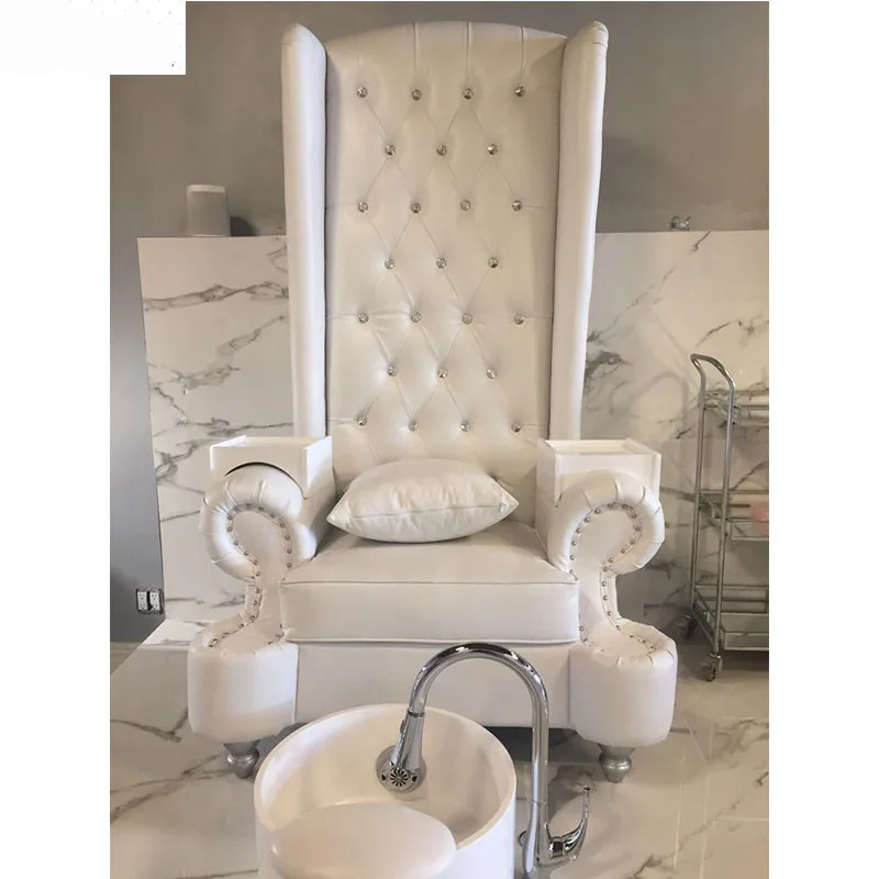 Luxury Foot Spa Pedicure Throne Chair High Back Tall Throne King ...