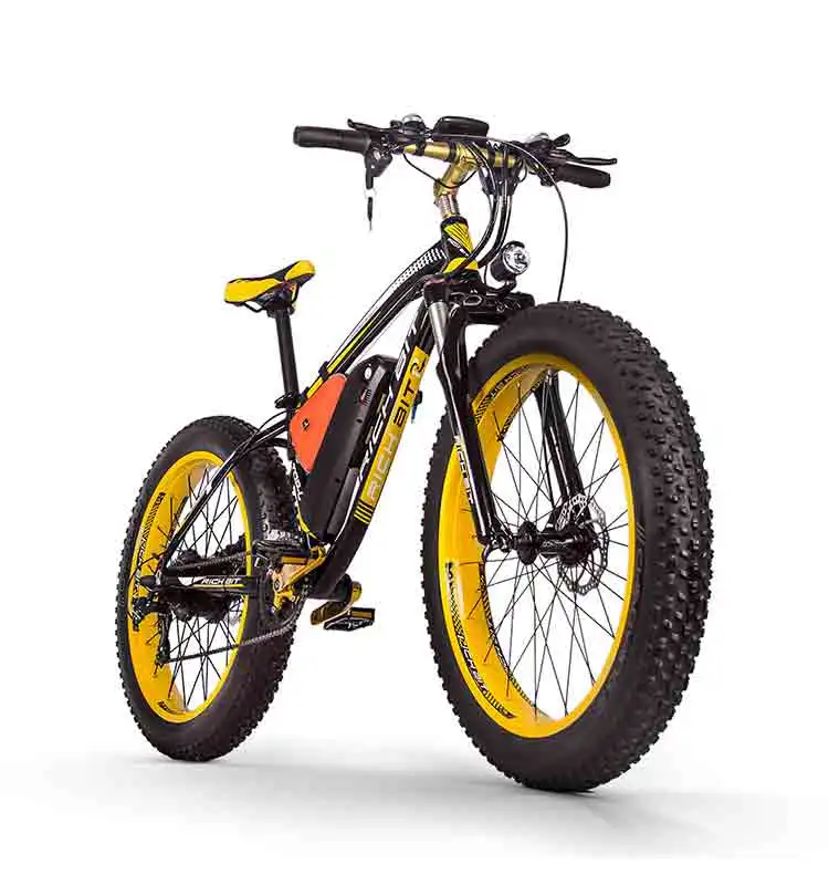 

RICH BIT ebike eu wharehouse 1000W 21 speed ebike 48v 17ah full suspension fat tire electric mountain bike