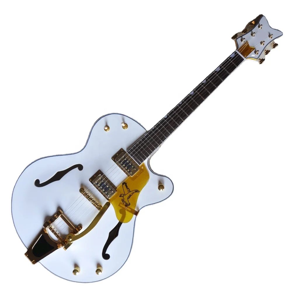 

Flyoung Specializing In Manufacturing Semi-hollow Electric Guitar Maple 6-string Electric Guitar