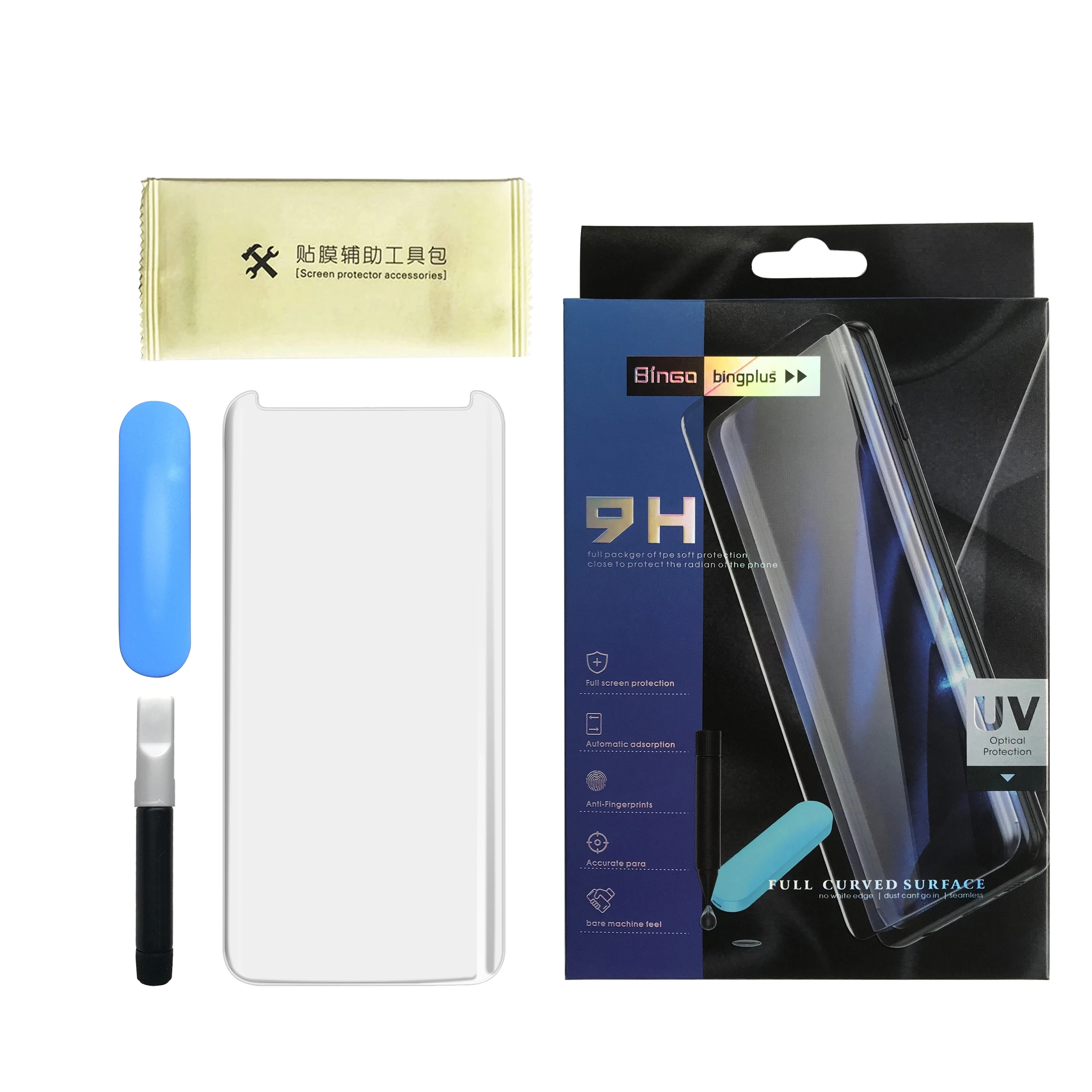 Japan Glass Uv Tempered Glass Screen Protector For Samsung Note 10