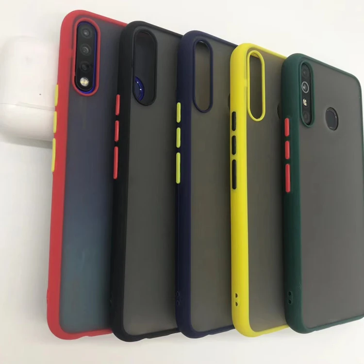 

Hot selling to africa style market matte skin feeling tpu pc colorful keys phone back cover case for Inifnix X5514D