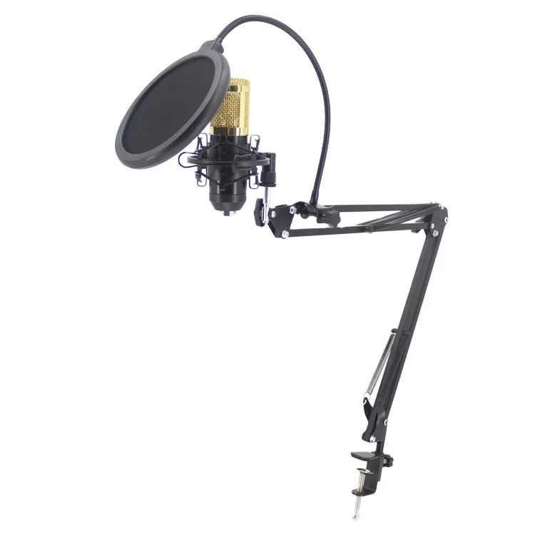 

mic holder manufacture arm mic 38 thread microphone stand, Black