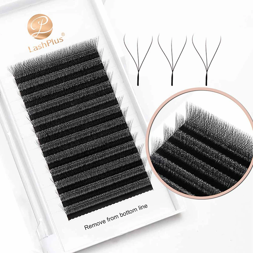 

LashPlus 0.07 C D 8-12mm y shape eyelash extension yy lashes soft 3d 4d 5d cilios W lash