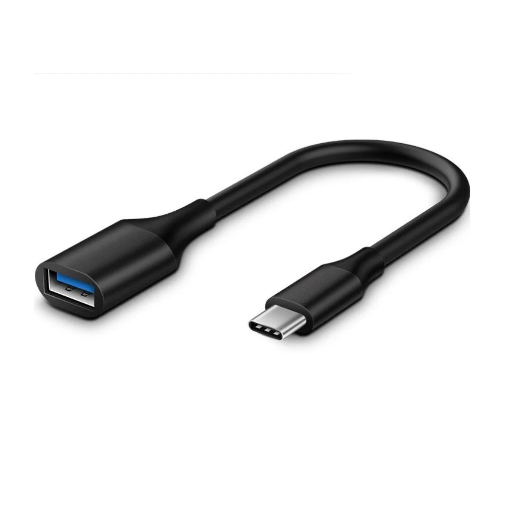 

High quality USB3.0 3.1 type c OTG adapter cable type-c otg cable, Black white