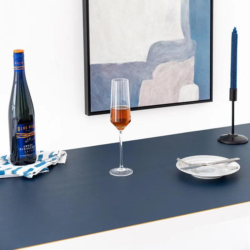 Small Moq Doublecolors Leather Laptop Table Placemat Office Table Pad