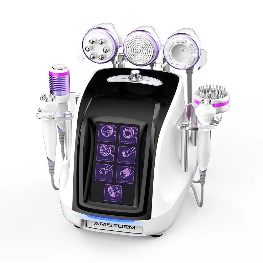 

Aristorm 2.5 8 in 1 vacuum cavitation system weight loss skin tightening rf beauty device