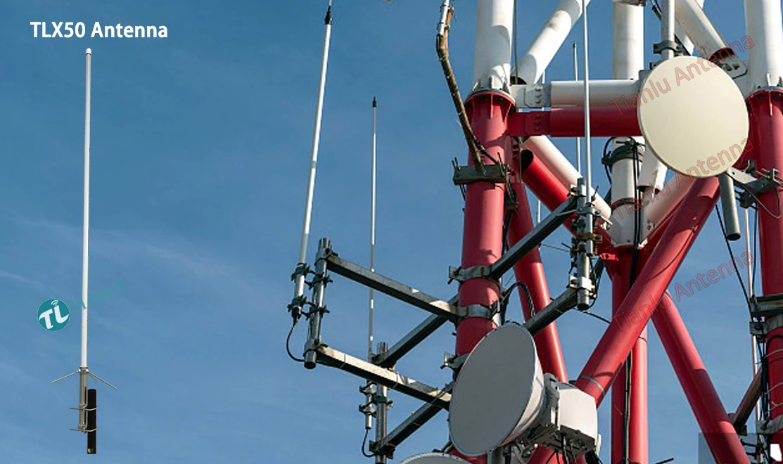 X50 Dual Band Outdoor Vhf Uhf Omni Fiberglass Antenna For Base Station