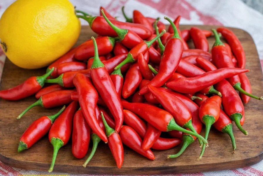 Toasting cascabel chilies in a pan