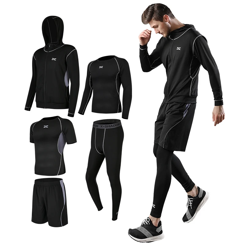 
Wholesale Men Running Fitness Clothing Sportswear Gym Sports Wear Training Suit 