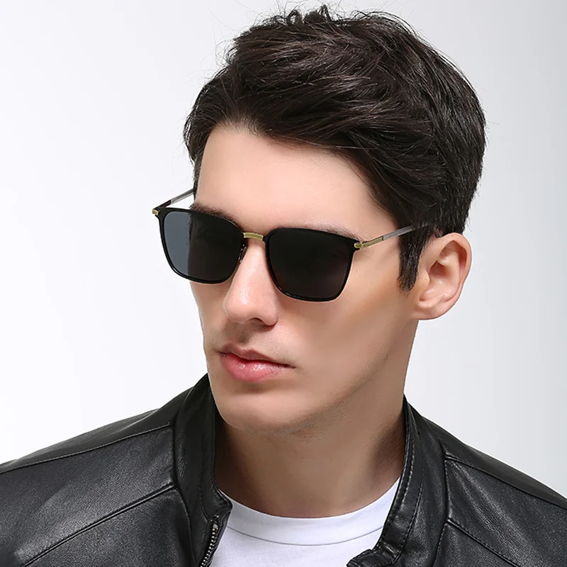 

W0864 2021 wholsale Unisex Fashion Sunglasses Man black sunglasses unisex