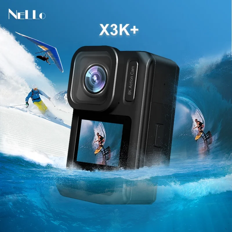 

2022 World First Hyper Smooth 8K Action Camera 4K Waterproof Action Cam