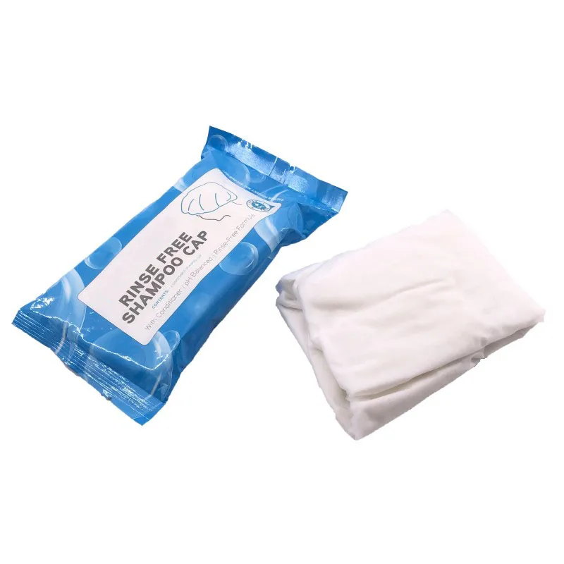 
Customized Packing Disposable Microwaveable Latex Free No Rinse Shampoo Shower Cap 