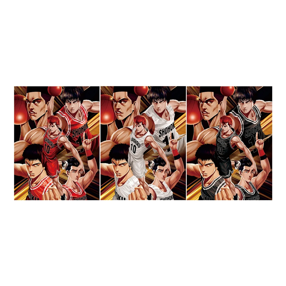 

SLAM DUNK 3D anime posters home decor stickers 3D triple transition poster anime artwork wall decor gifts, Multiple colours