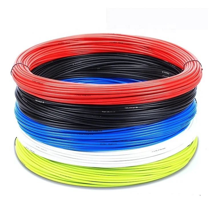 

TRLREQ 4MM 5MM Brake Shift Bicycle Housing Mountain Road Bicycle Shifting Bike Cable Wire, Black,red,blue,green,white,gray