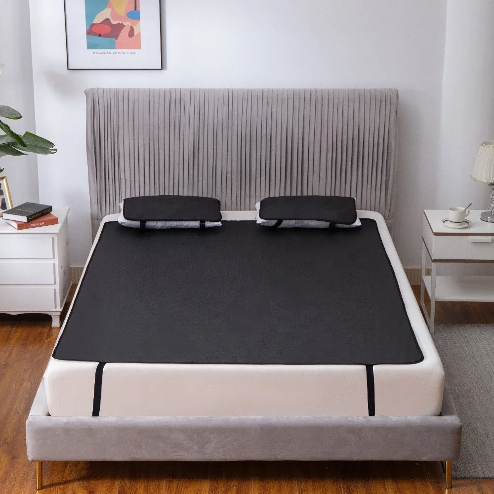 ONEarthing Bed Mat Conductive Leather Pad Premium Ground Therapy Mat Pillow case Mat for Sleep Breathable Sheet Improve