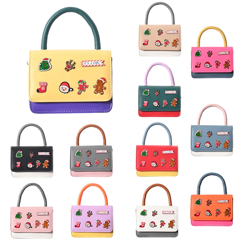 

Cute Accessories Multi-Colors Small Square Pu Leather Hand Bag Ladies, 12 colors