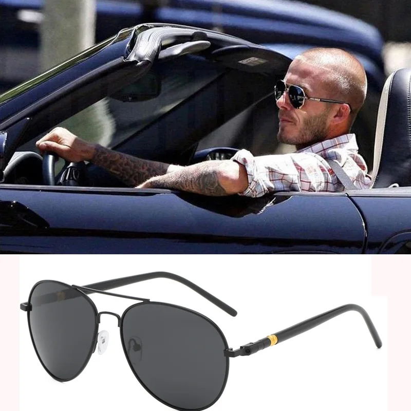 

2021 new polarizing sunglasses men metal spring leg fashion Sunglasses retro polarizing sunglasses mens river