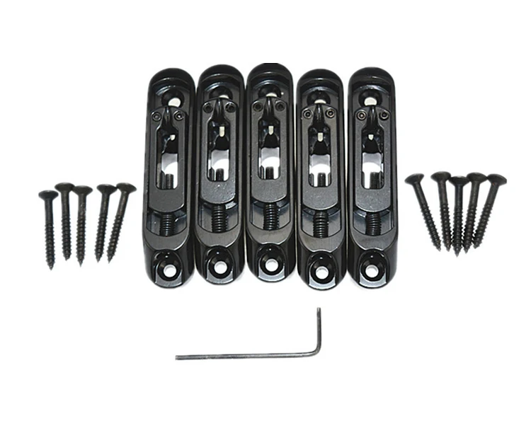 Wholesale Guitar Hardware Series,Split Type Black Color 5 Strings Bass