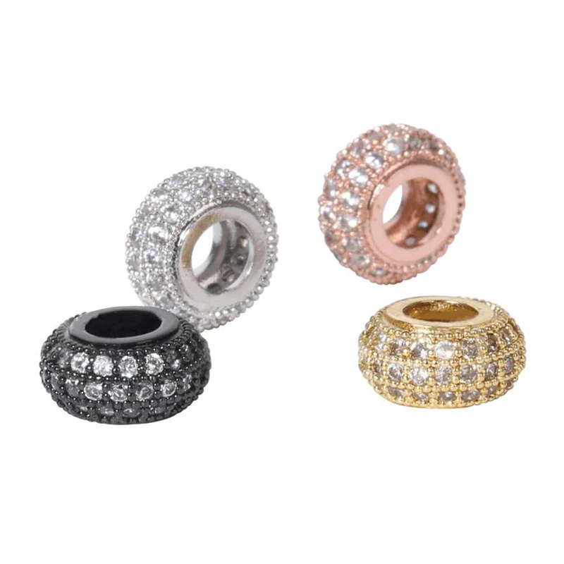 

XuQian DIY Bracelet Necklace Pave CZ Zircon Charm for Jewelry Making Accessories